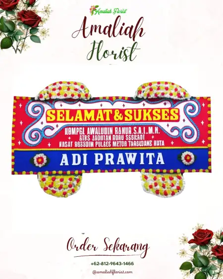 Papan Bunga Ucapan Selamat Pulau Setokok